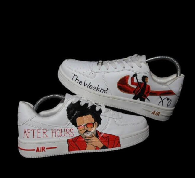 the weeknd air force 1
